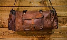 Bag Leather Travel Weekend Gym