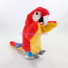 Red Macaw Parrot Plush Bird