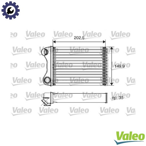 Heat exchanger interior - exchanger,