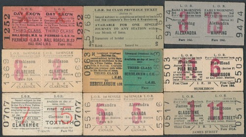 Railway ticket liverpool - ticket,