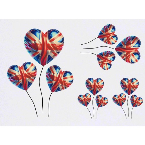 Union jack heart - x,