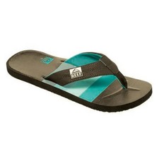 Reef Fanning HT PRINTS BROWN/BLUE/MULTI MENS UK SIZE 10 SANDALS