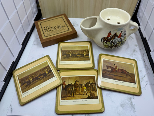 Vintage equestrian shaving - vintage,