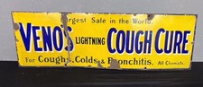VINTAGE ENAMEL SIGN ,VENOS