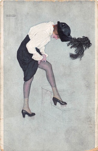 Postcard glamour original - glamour,