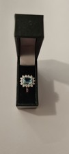 Aquamarine ring with - ring,