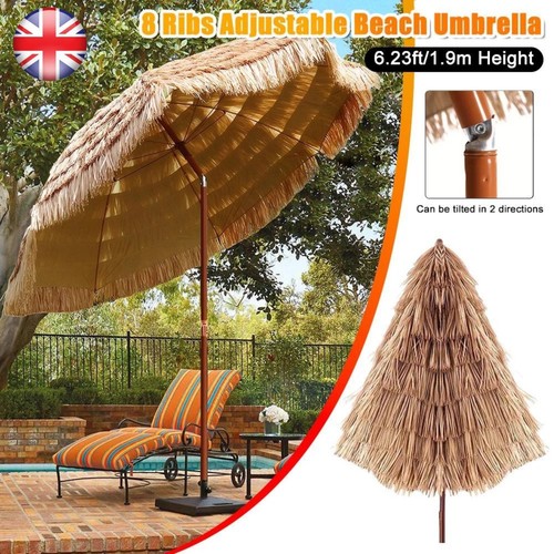 Tiki umbrella thatched - umbrella, patio