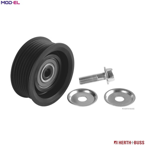 Deflectionguide pulley vribbed - pulley,