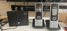 Gigaset S850A Go Duo 2 X S850HX Handset Phone Go Box 100 Cordless VOIP #290