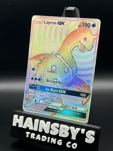 Pokémon tcg lapras rainbow - pokémon, gx