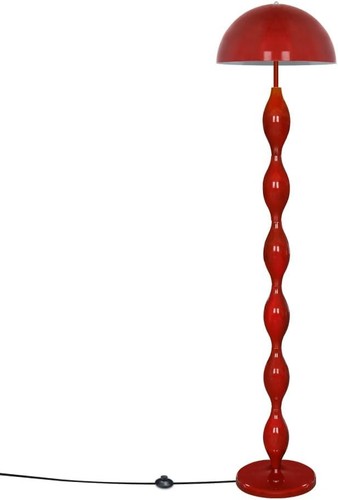 Unique red mushroom - red, floor