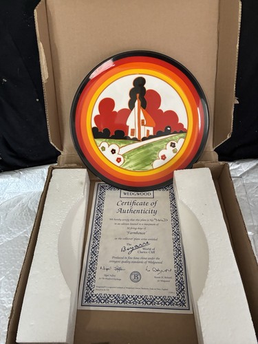 Clarice cliff farmhouse - cliff, plate