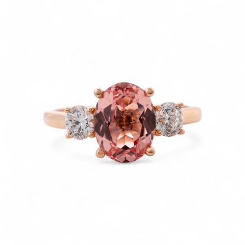 Three stone ring - ring, 9ct