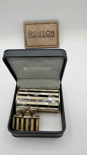 Rare ronson petrol lighter - petrol,