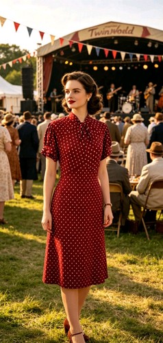 Vintage 1940s 1950s style - vintage,
