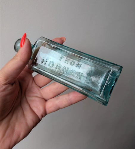 Antique victorian aqua glass - antique,