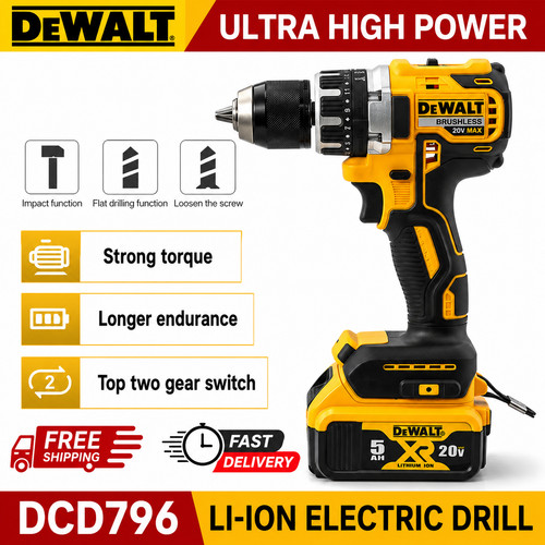 Dewalt dcd796 cordless - dcd796,