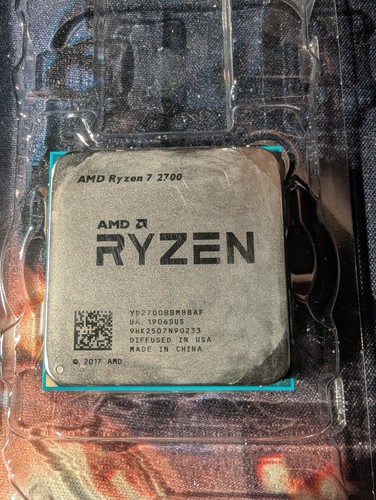 Amd ryzen 2700 - 7, 8-core