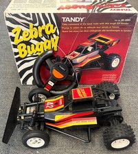 Tandy Zebra Buggy, vintage remote control tough off-roader car, boxed, CG W28
