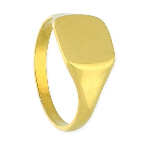 24k yellow gold men - men's, cushion