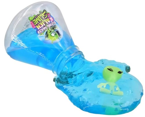 Light flying saucer alien - up,