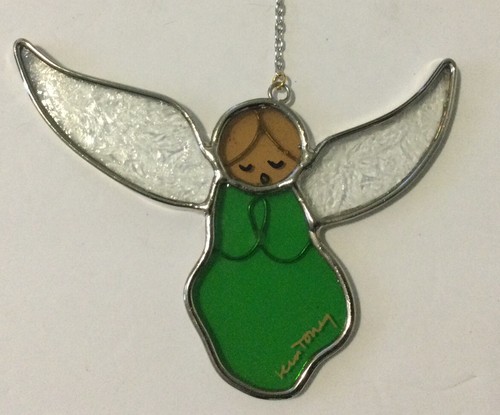 Stained glass angel sun - stained,