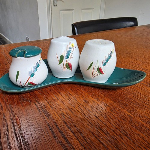 Vintage denby green wheat - green,