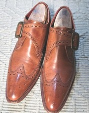 Jeffery West  Monk Buckle Shoes Brogue, Size 8 , UK  made