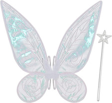 Silom Fairy Wings for Adult, Butterfly Wings for Women Girls Halloween Christmas