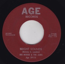 Funk / Soul / R&B--Big Moose & The Jams ‎– Bright Sounds / Off The Hook - HEAR !