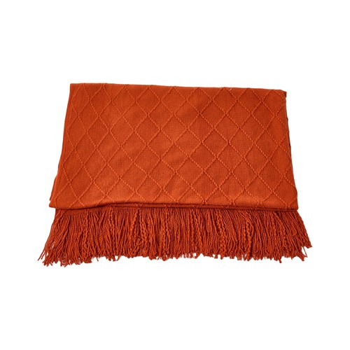 Knit throw blanket - throw, with