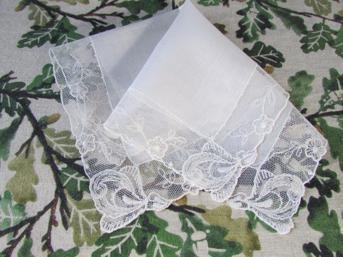 Antique vintage handkerchief - antique,