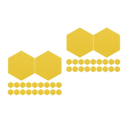 Hexagon felt bulletin board - hexagon,