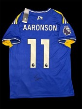 Brenden Aaronson Signed Leeds