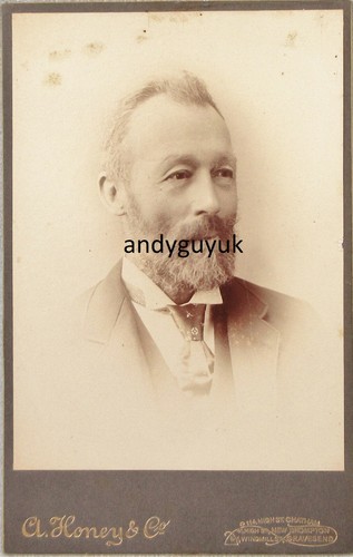 Cabinet card man - cabinet, by