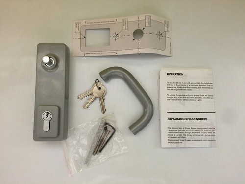 External lever handle with