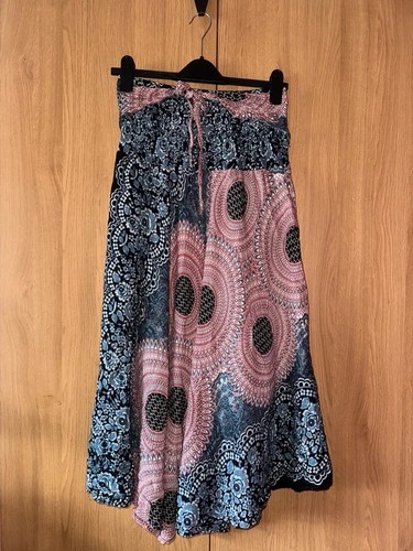 Boho paisley print maxi - paisley, skirt
