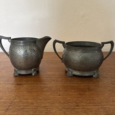 Art Deco Sugar Bowl and jug