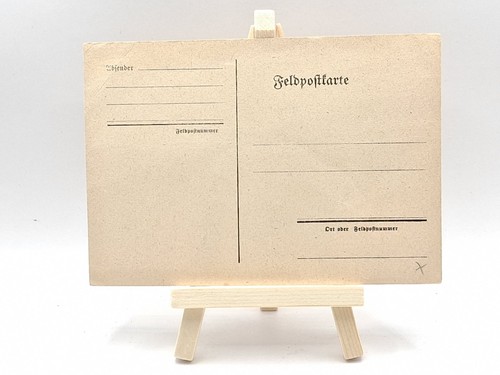 Original field postcard - original, blank