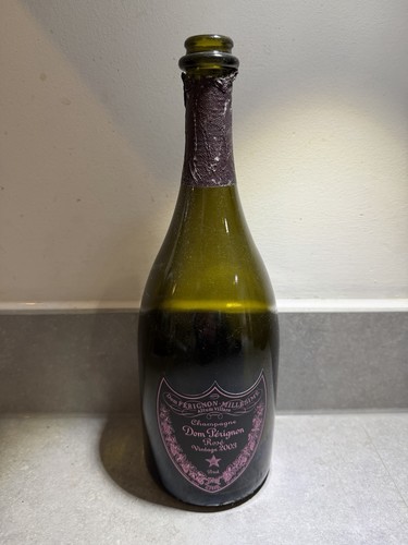 Empty dom perignon rose 75cl - perignon,