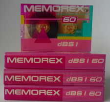 4 x Memorex dBSI C60 (1989-90)