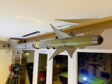 AIM-9L Sidewinder Fighter Jet RAF Full Scale Inert  Model 3D Printed & Aluminum 