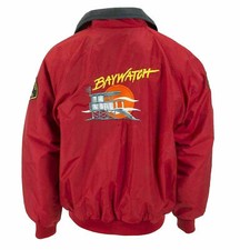 Baywatch Red Lifeguard Red Cotton Jacket Halloween Bomber Cosplay Costume New