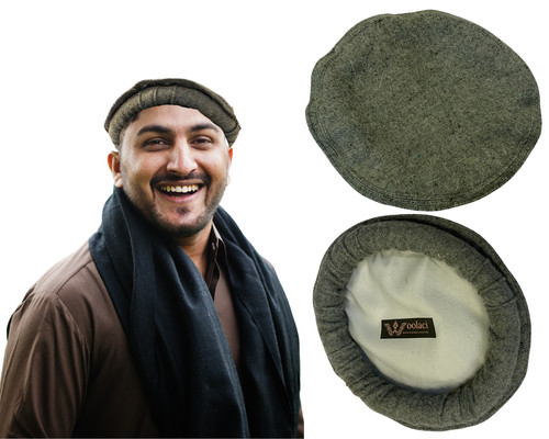 Real wool afghan pakol pashtun - real,