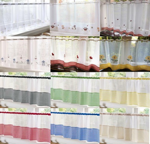 Kitchen voile cafe net - voile,