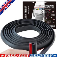2M T-Shape Seal Strip Weatherstrip Rubber Car Door Boot Bonnet Edge Protector UK