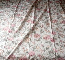 Vintage Floral Patio Door/French Windows Floral Curtains 'Curtina' 46Wx86L Inc.
