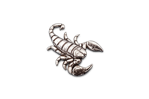 Scorpion pewter pin badge - pin, –