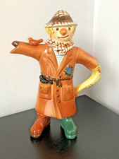 Rare TeaPottery England " Scarecrow " Collectors Teapot  Novelty Collectable 10"
