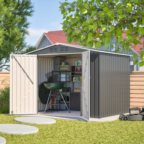8x6 metal storage shed - 8x6,